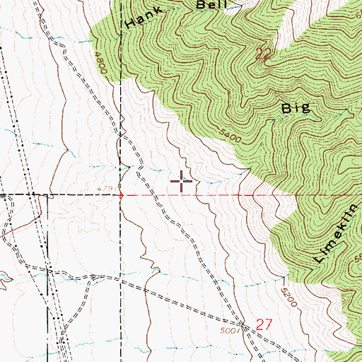 Topographic Map of Big Canyon, UT