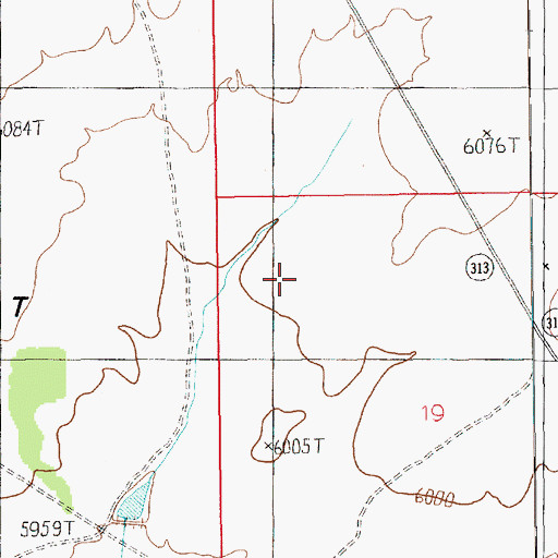 Topographic Map of Big Flat, UT