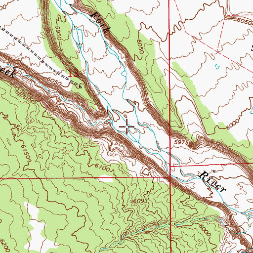 Topographic Map of Big Hollow, UT