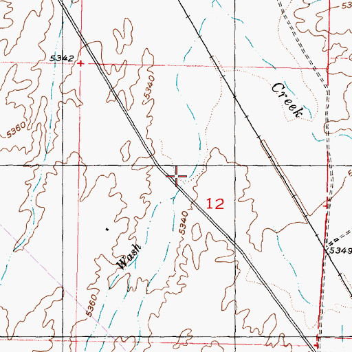 Topographic Map of Big Hollow Wash, UT