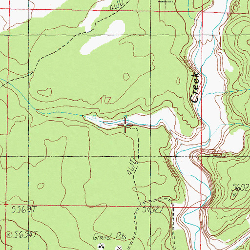 Topographic Map of Big Lake, UT