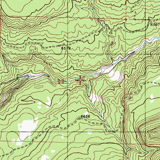 Topographic Map of Birch Canyon, UT
