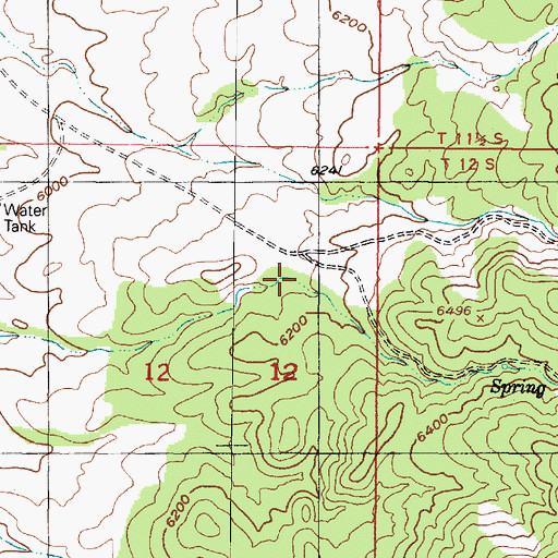 Topographic Map of Birch Canyon, UT
