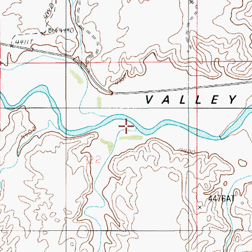 Topographic Map of Birch Creek, UT