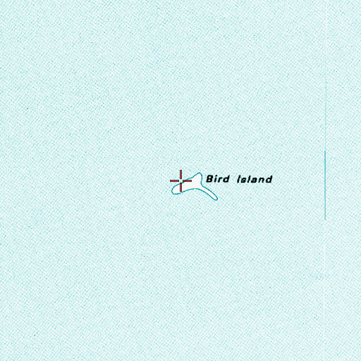 Topographic Map of Bird Island, UT
