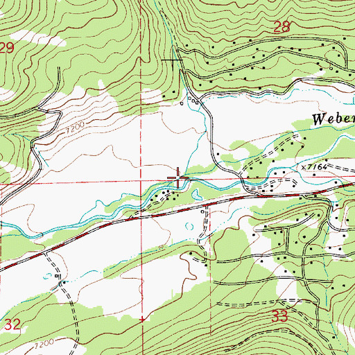 Topographic Map of Bob Young Creek, UT