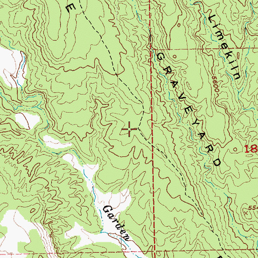 Topographic Map of Boone Ridge, UT