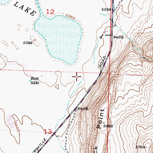 Topographic Map of Braffits Creek, UT