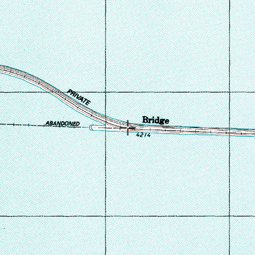 Topographic Map of Bridge, UT