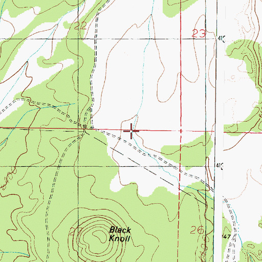 Topographic Map of Broad Hollow, UT