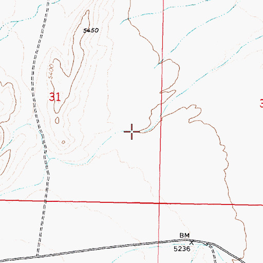 Topographic Map of Broadmouth Canyon, UT