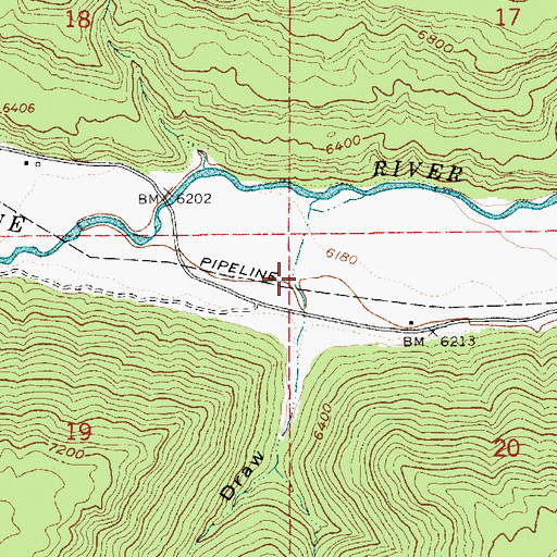 Topographic Map of Brown Draw, UT