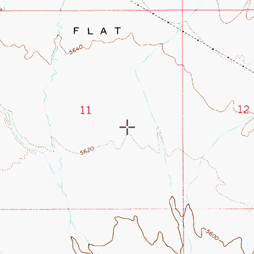 Topographic Map of Buckhorn Flat, UT