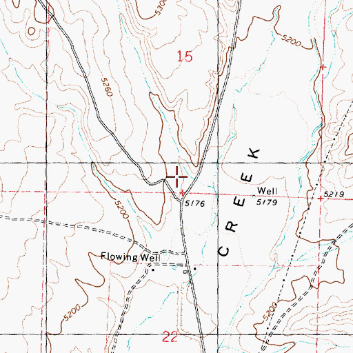Topographic Map of Buckskin Wash, UT