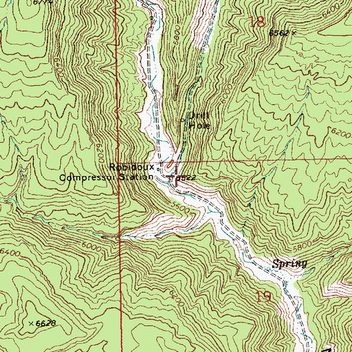 Topographic Map of Bull Canyon, UT