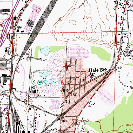 Topographic Map of Holly Holiness Church, AL