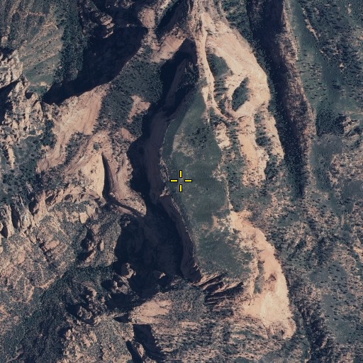Aerial/Satellite Image of Burnt Mountain, UT
