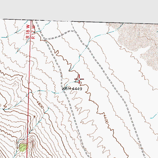 Topographic Map of Busby Canyon, UT