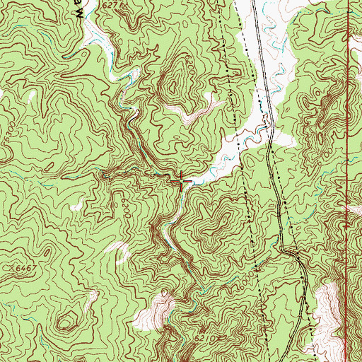 Topographic Map of Butler Valley Draw, UT