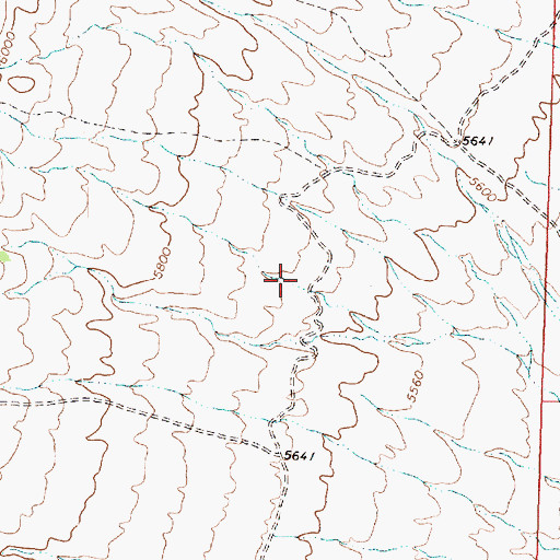 Topographic Map of Cabin Gulch, UT