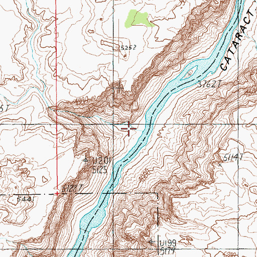 Topographic Map of Teapot Canyon, UT