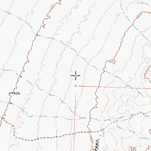 Topographic Map of Campbell Canyon, UT