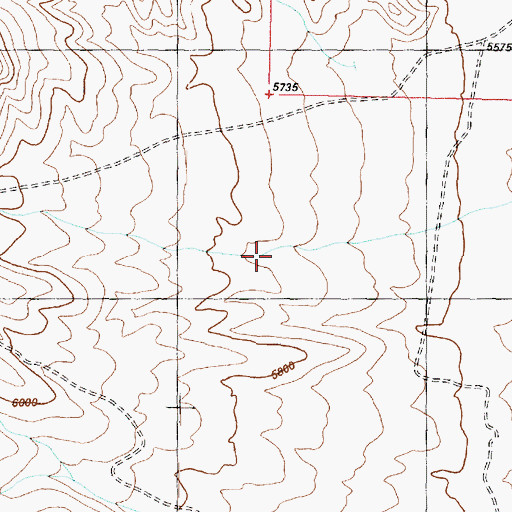 Topographic Map of Candland Canyon, UT