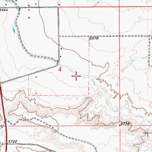 Topographic Map of Carbon Canal, UT