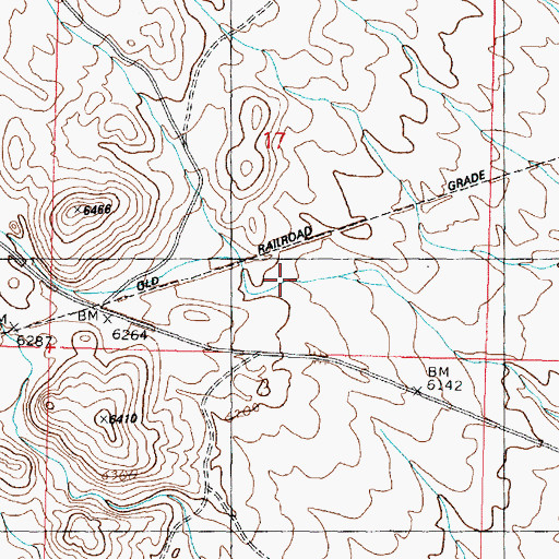 Topographic Map of Carbonate Gulch, UT