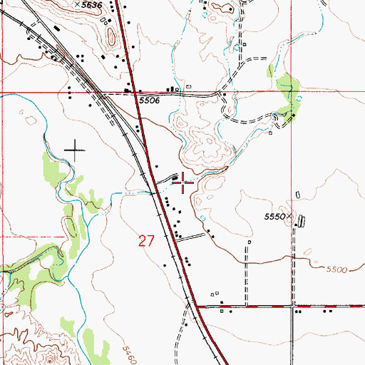 Topographic Map of Cardinal Wash, UT