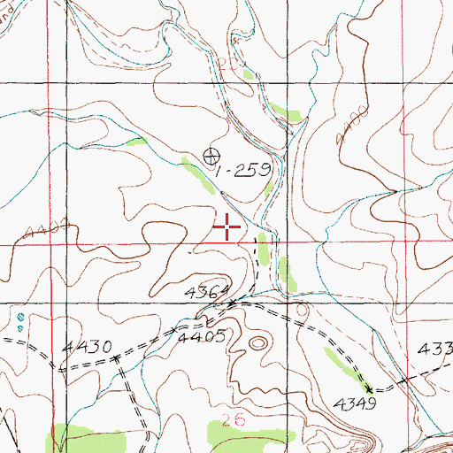 Topographic Map of Cedar Ridge Well, UT