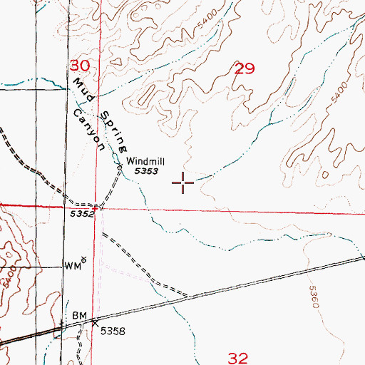 Topographic Map of Chalk Hollow, UT