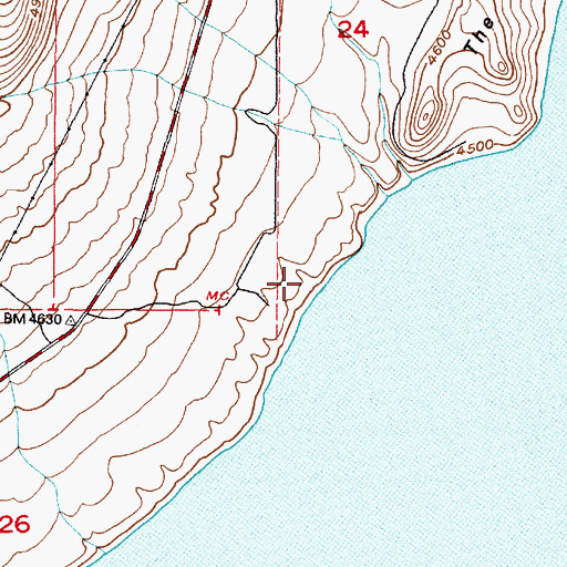 Topographic Map of Chaparral Canyon, UT
