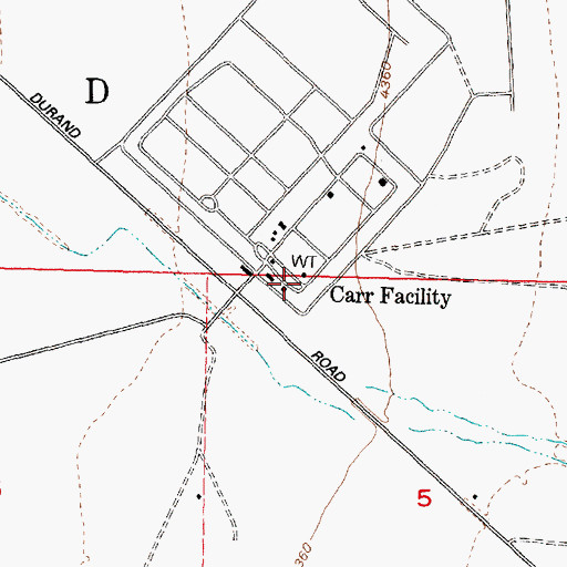 Topographic Map of Charlie Area, UT
