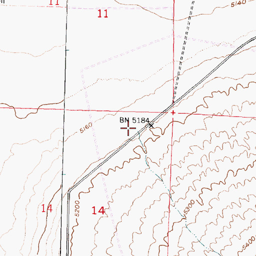 Topographic Map of Chloride Canyon, UT