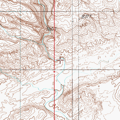 Topographic Map of Cistern Canyon, UT