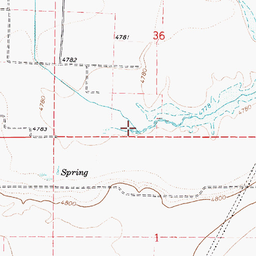 Topographic Map of Clarkston Creek, UT