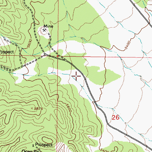 Topographic Map of Clay Canyon, UT