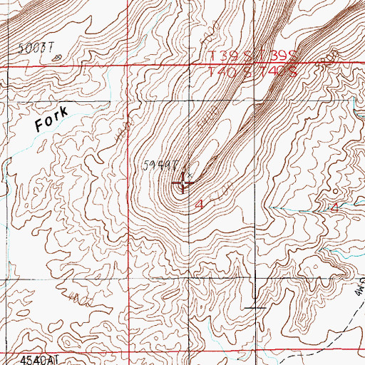 Topographic Map of Clay Hills, UT