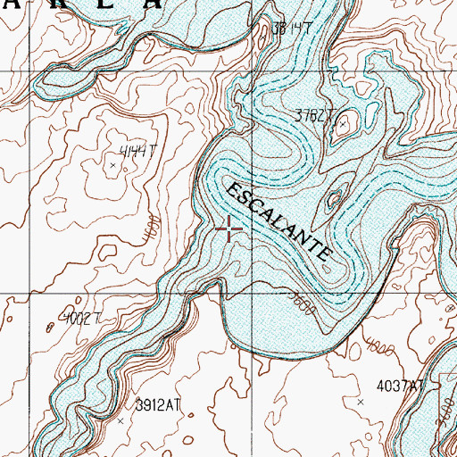 Topographic Map of Clear Creek, UT