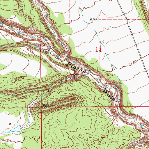 Topographic Map of Clement Hollow, UT