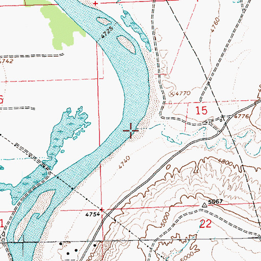 Topographic Map of Cliff Creek, UT