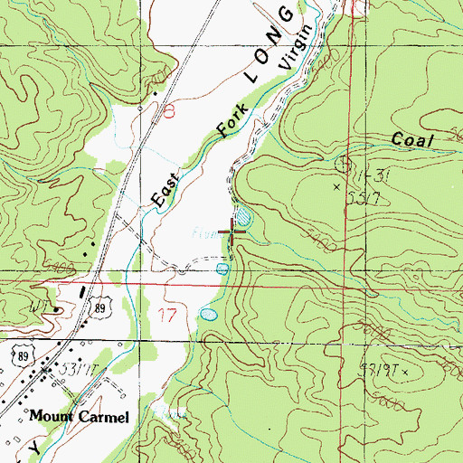 Topographic Map of Coal Hollow, UT