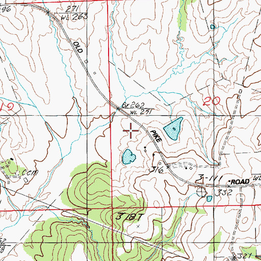 Topographic Map of Lydia Hill School (historical), AL