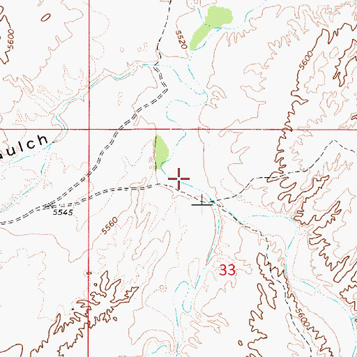 Topographic Map of Coal Wash, UT