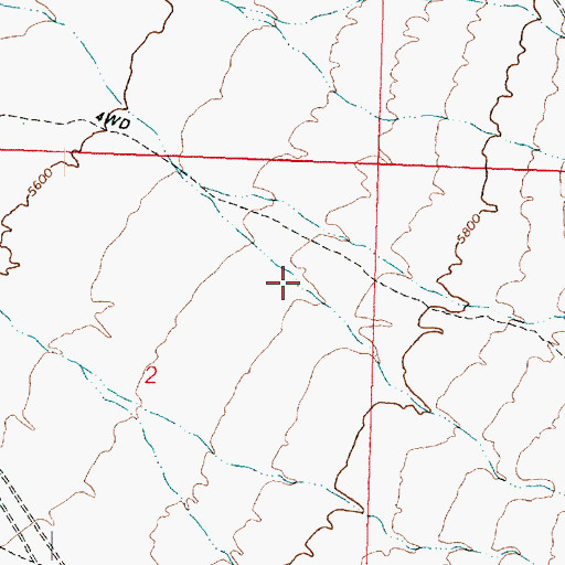 Topographic Map of Cold Spring Canyon, UT
