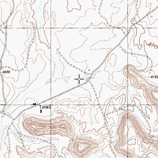 Topographic Map of Continental Camp, UT