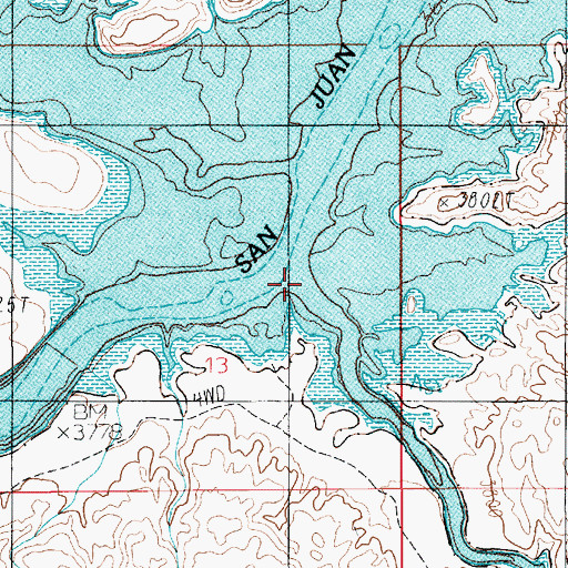 Topographic Map of Copper Canyon, UT
