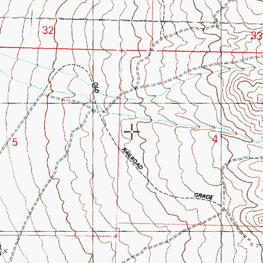 Topographic Map of Copper Gulch, UT