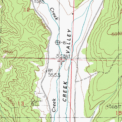 Topographic Map of Cotton Creek, UT